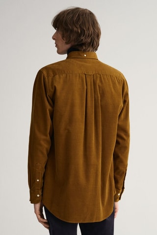 Sobrecamisa regular fit - Marrón
