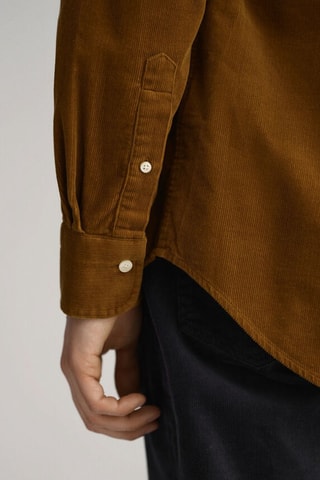 Sobrecamisa regular fit - Marrón