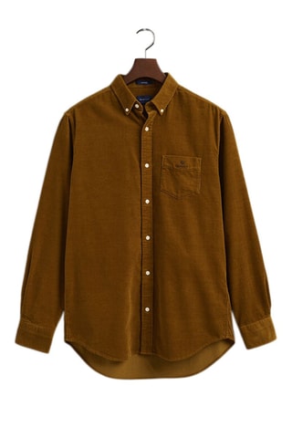 Sobrecamisa regular fit - Marrón