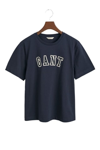 Camiseta relaxed fit - Azul marino