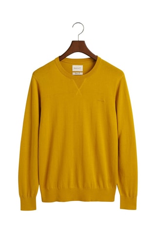 Pull slim - Jaune moutarde