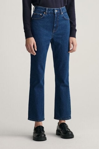 Jean taille haute - Bleu marine