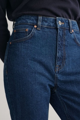 Jean taille haute - Bleu marine