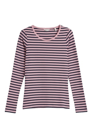 T-shirt - Bleu marine et rose