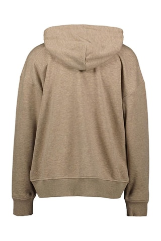 Sweat relaxed à capuche - Beige