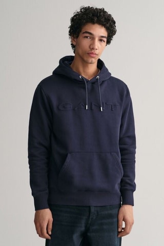 Sweat à capuche - Bleu marine