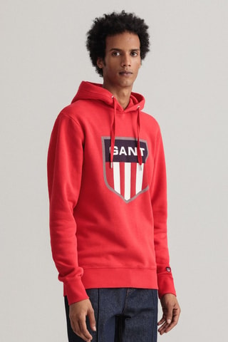 Sweat à capuche - Rouge