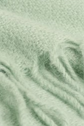 Echarpe en laine et mohair - Vert clair