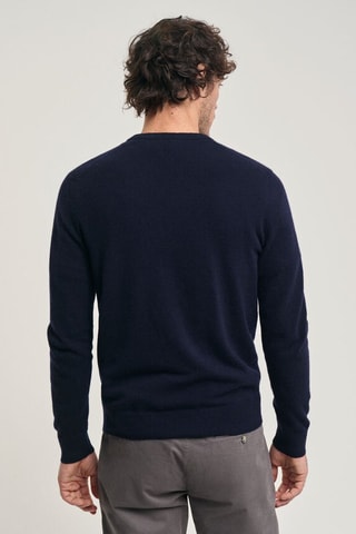 Pull en laine d’agneau - Bleu nuit