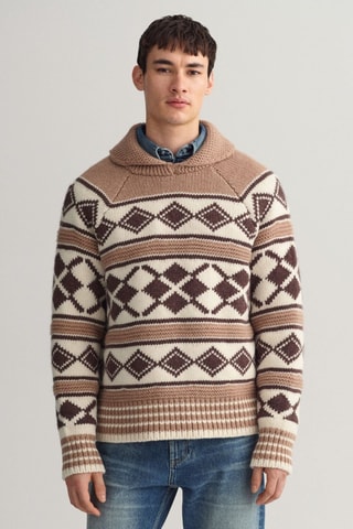 Pull en laine - Beige