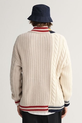 Pull en laine mérinos - Écru