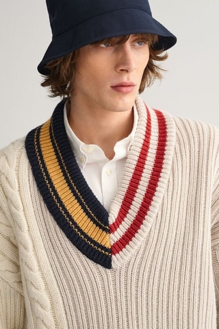 Pull en laine mérinos - Écru