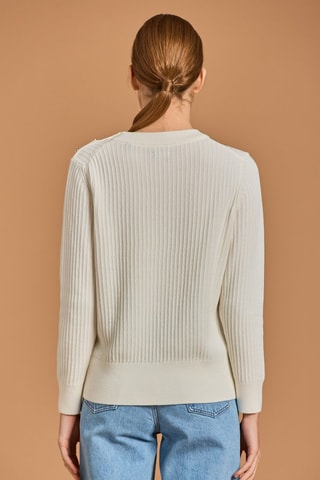 Pull en coton biologique - Écru