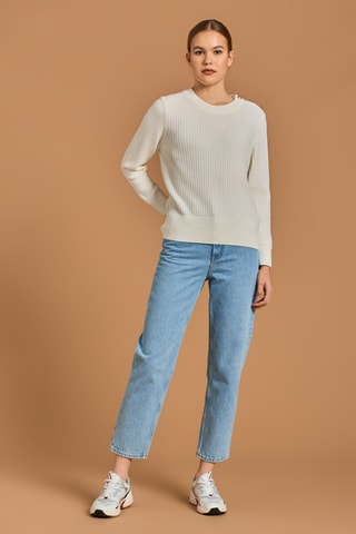 Pull en coton biologique - Écru