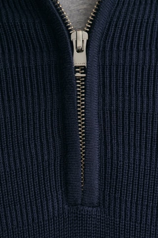 Pull regular - Bleu marine
