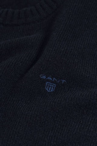 Pull regular en laine - Bleu marine