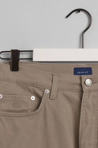Pantalon slim - Beige foncé