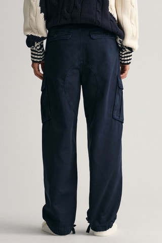 Pantalon cargo - Bleu marine