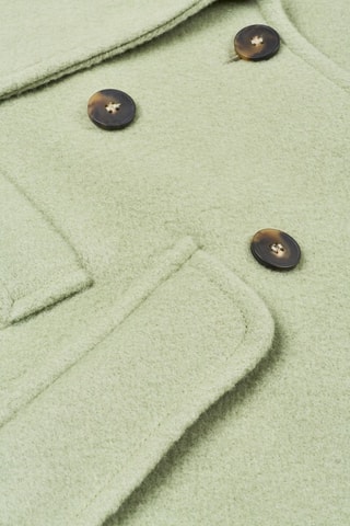 Manteau oversize en laine - Vert clair