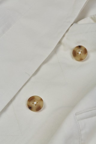 Veste en lin à capuche - Crème