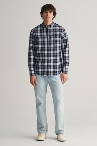 Chemise regular - Bleu