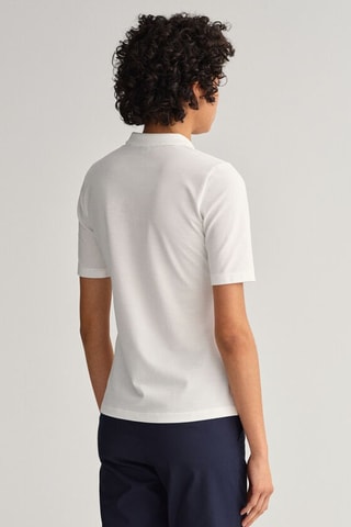 Polo regular - Blanc