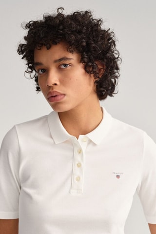 Polo regular - Blanc