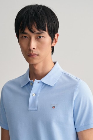 Polo regular - Bleu clair