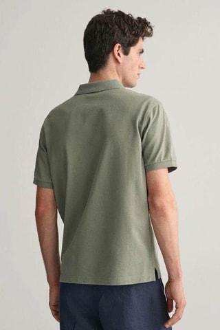 Polo regular - Vert sauge