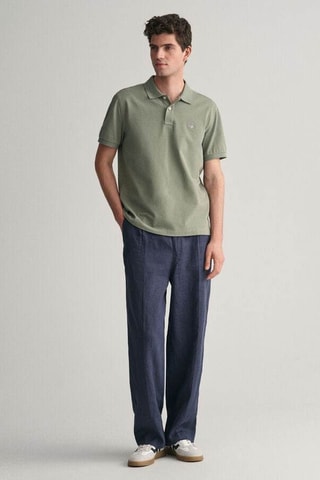 Polo regular - Vert sauge