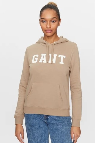Sweat regular à capuche - Beige