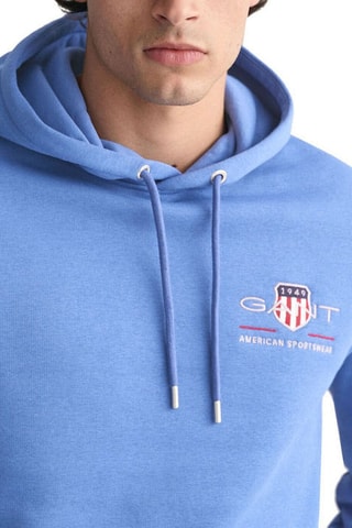 Sweat à capuche - Bleu cobalt