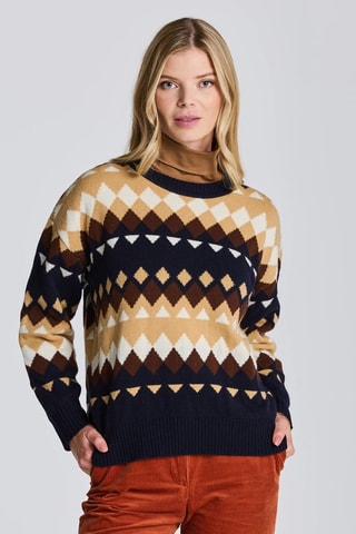 Pull en laine - Bleu marine