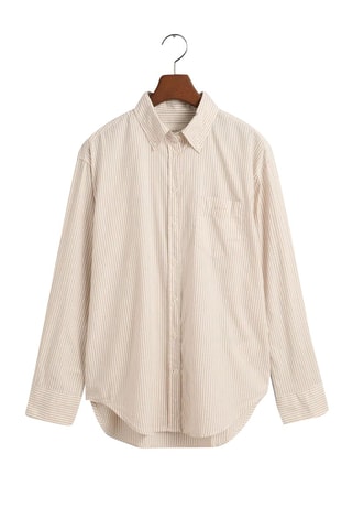 Chemise relaxed - Beige