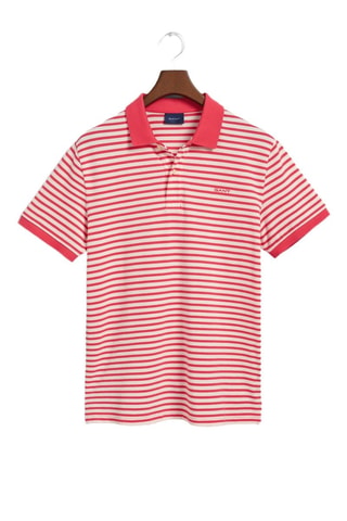 Polo - Rose et blanc