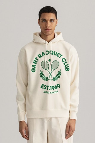 Sudadera con capucha - Crema