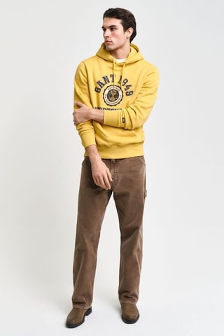 Sweat à capuche - Jaune