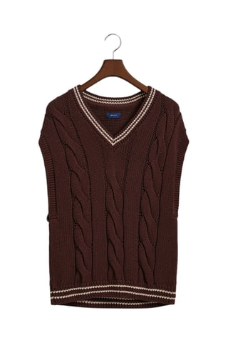 Pull sans manches - Marron