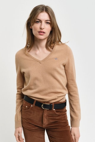 Jersey de lana de cordero - Marrón