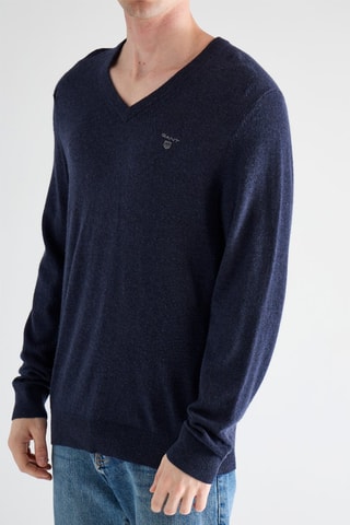 Pull en laine - Bleu marine