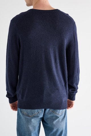 Pull en laine - Bleu marine