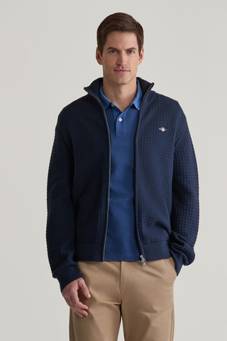 Gilet en coton biologique - Bleu marine
