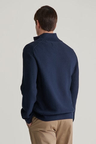 Gilet en coton biologique - Bleu marine