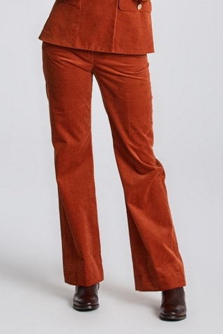 Pantalon flare - Rouille