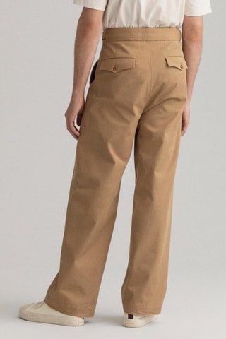 Pantalon taille haute - Taupe