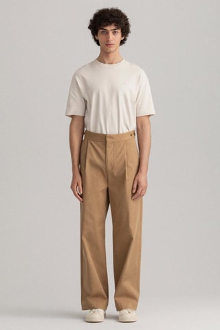 Pantalon taille haute - Taupe