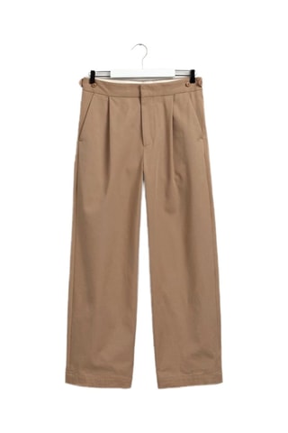 Pantalon taille haute - Taupe