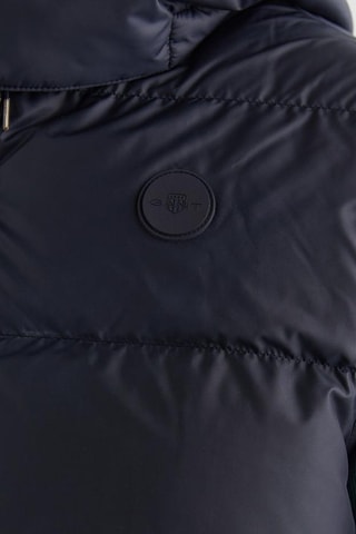 Doudoune regular à capuche sans manches - Bleu marine
