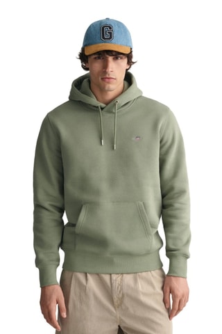 Sweat regular à capuche - Vert sauge