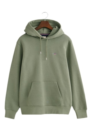 Sweat regular à capuche - Vert sauge